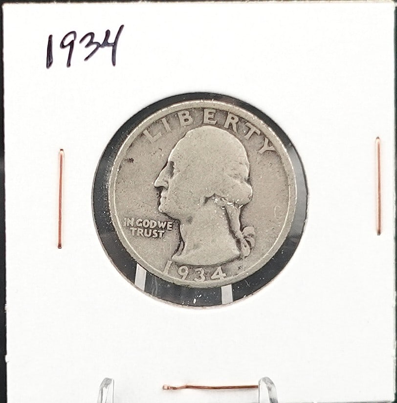 1934 Washington Quarter (1 of 2)