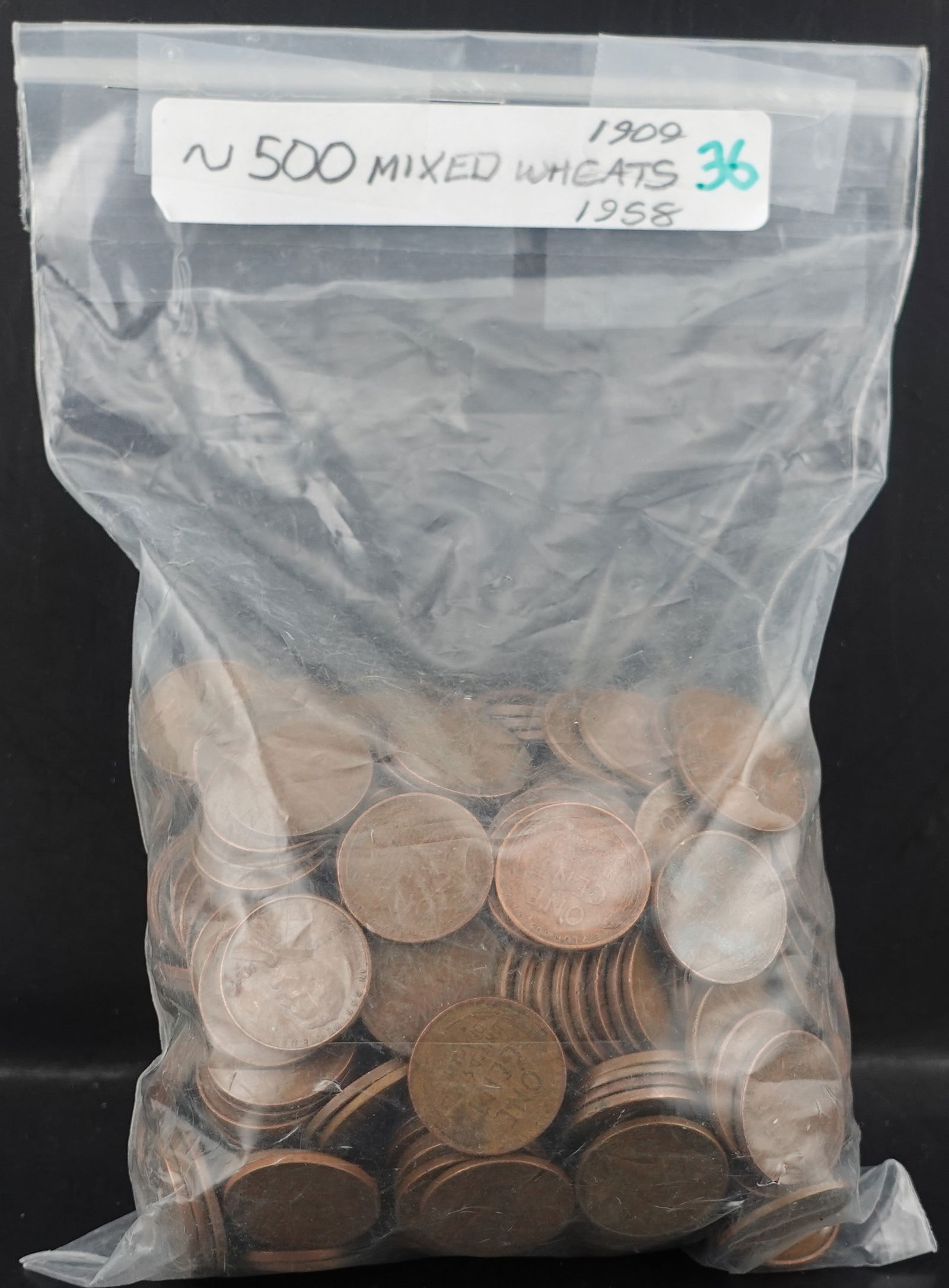 500 Mixed Wheat Cents (1 of 2)