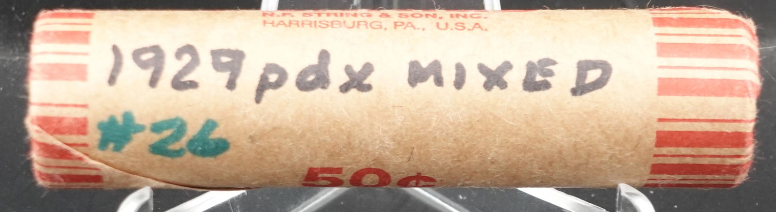 Roll of 1929 P,D,S Wheat Cents (1 of 1)