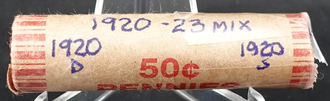 Roll of 1920-1923 Mixed Wheat Cents (1 of 1)