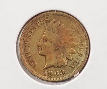 1908 Indian Head Cent (1 of 2)