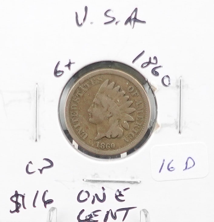 1860 Indian Head Cent (1 of 2)