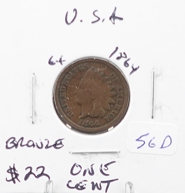 1864 Indian Head Cent (1 of 2)