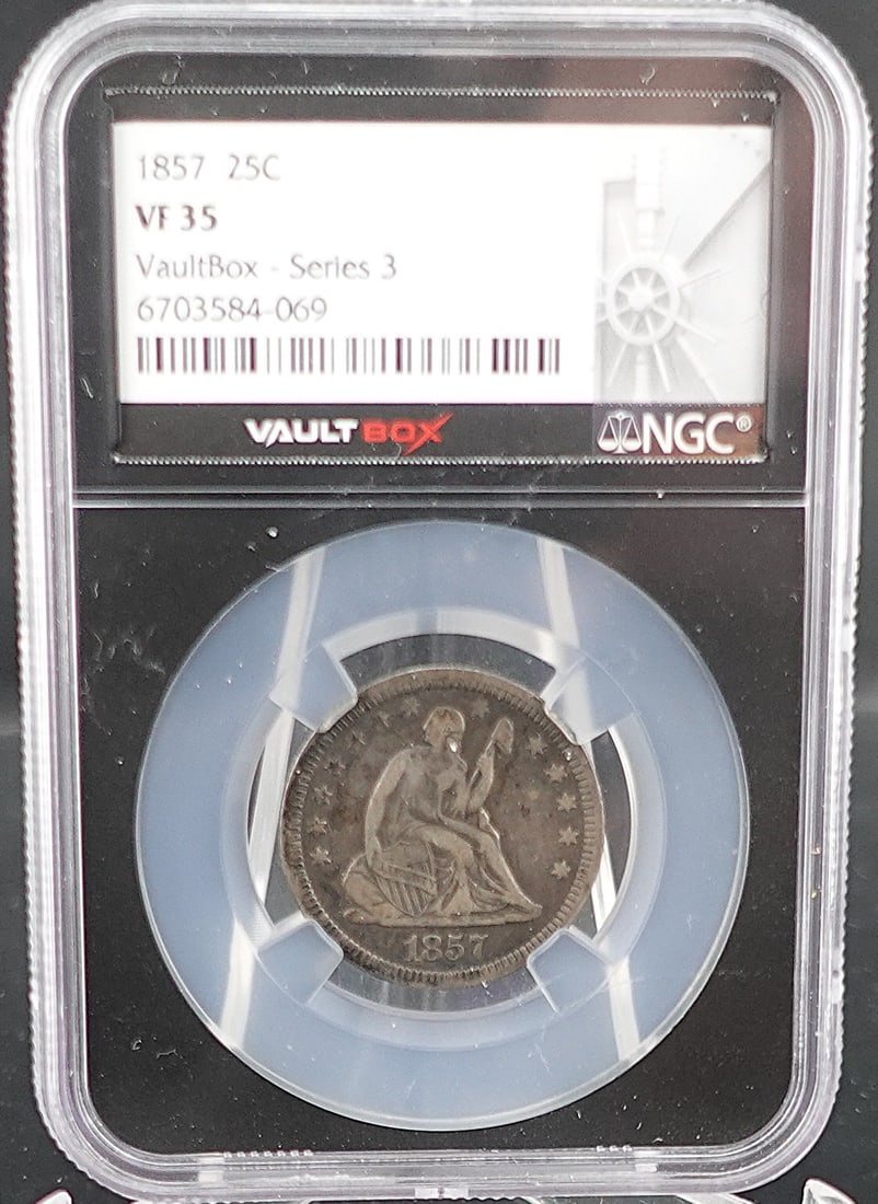 1857 Seated Liberty Quarter (1 of 2)