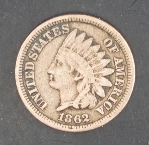 1862 Indian Head Cent (1 of 2)
