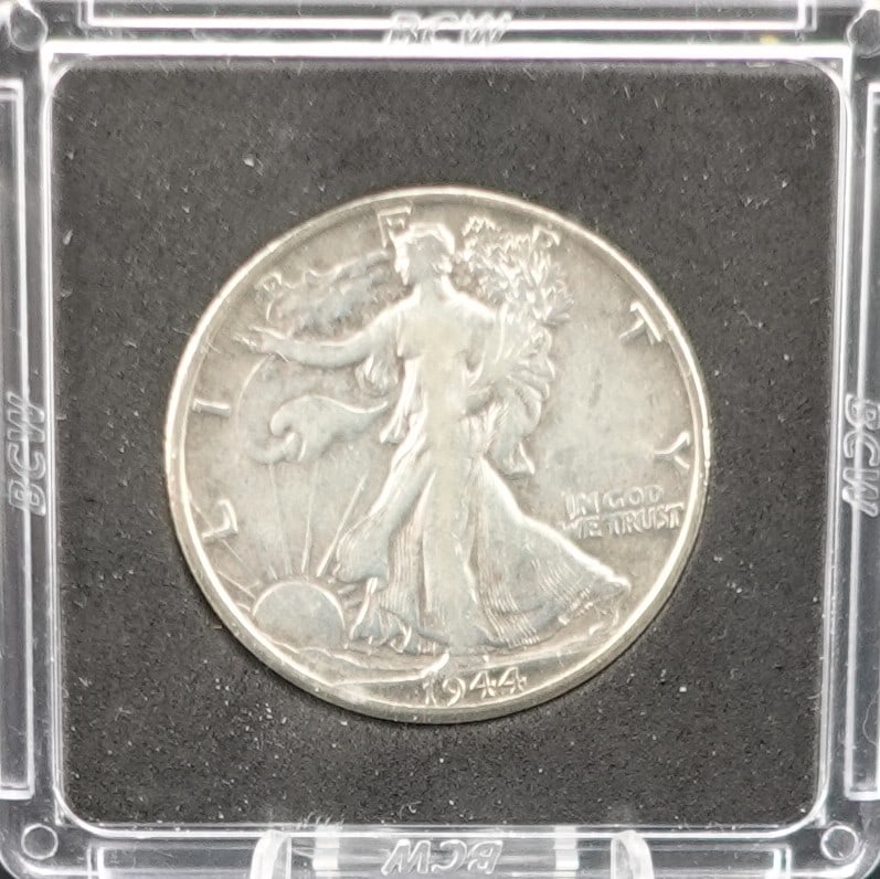 1944 Walking Liberty Half Dollar: Great Coin and Great Luster Year: 1944 Low Estimate: 20.00 High Estimate: 40.00