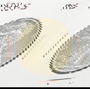 1934-S Walking Liberty Half Dollar: This is in Mint State! MS62-63! Don't Miss This one! Low Estimate: 200.00High Estimate: 350.00