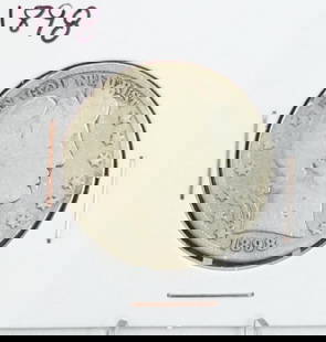 1898 Barber Half Dollar: Nice Early Date! Nice Details Low Estimate: 30.00High Estimate: 50.00