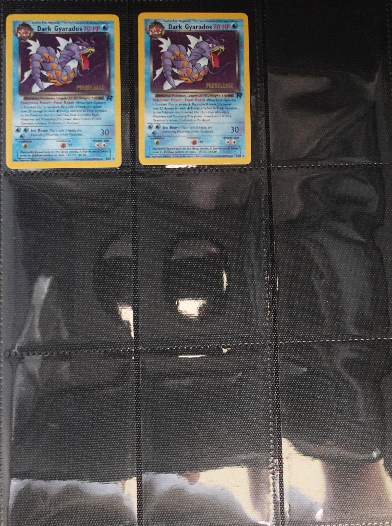 (2) 2000 Prerelease Pokémon Team Rocket Dark Gyarados Holo 8/82: These cards go from $30 ungraded to over $200 Graded Low Estimate: 50.00 High Estimate: 70.00