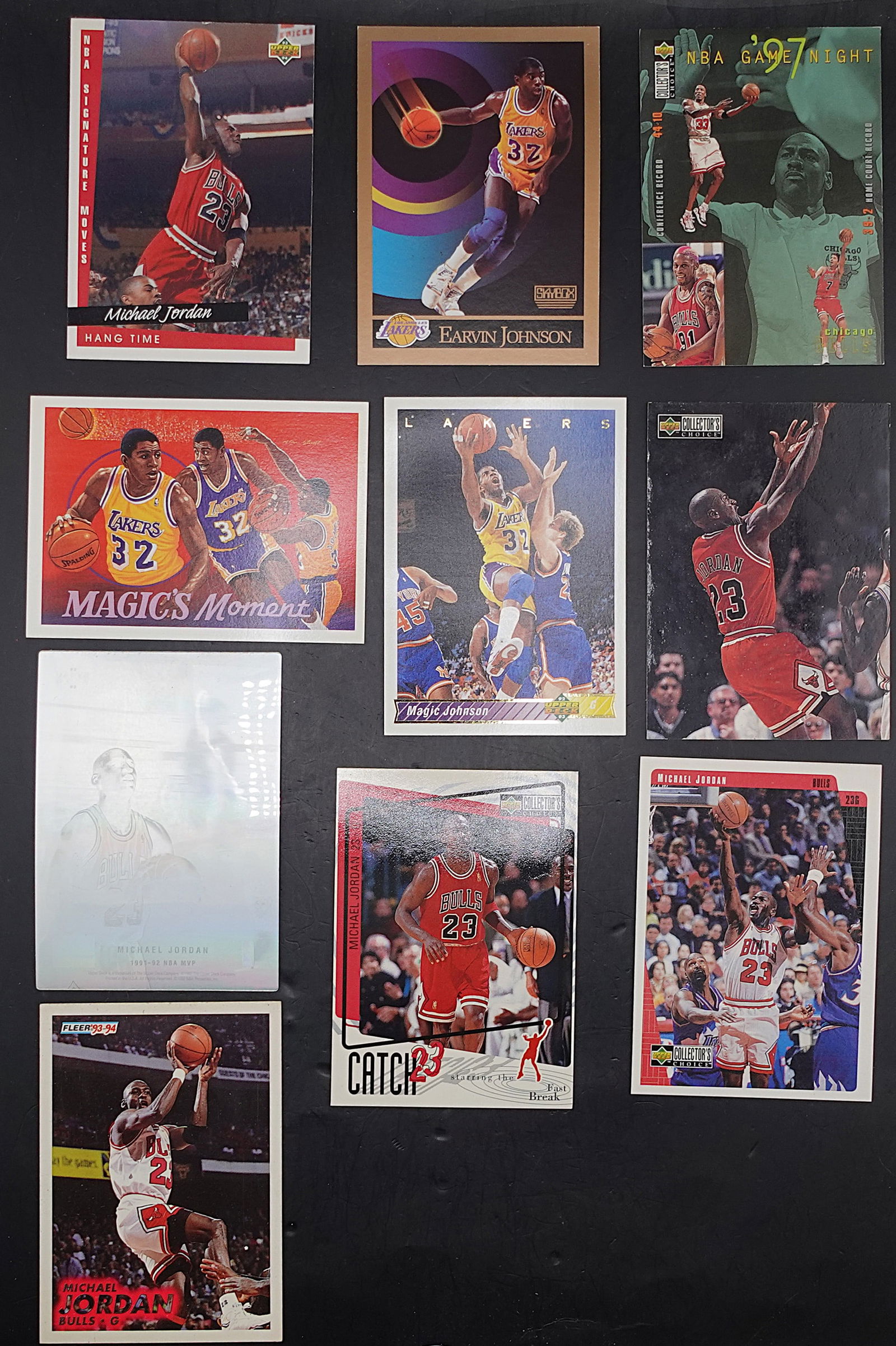 Large Collection (204) of Basket Ball Trading Cards (1 of 20)