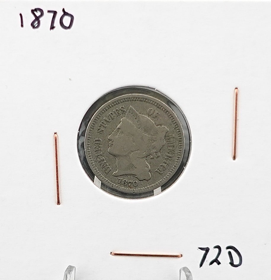 1870 3 Cent Piece (1 of 2)