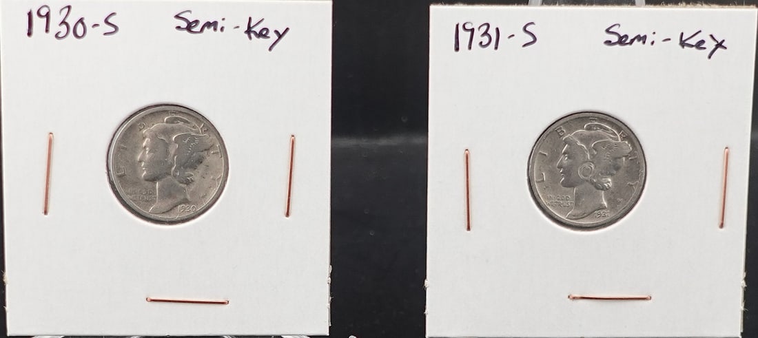 (2) Mercury Dimes (1 of 2)