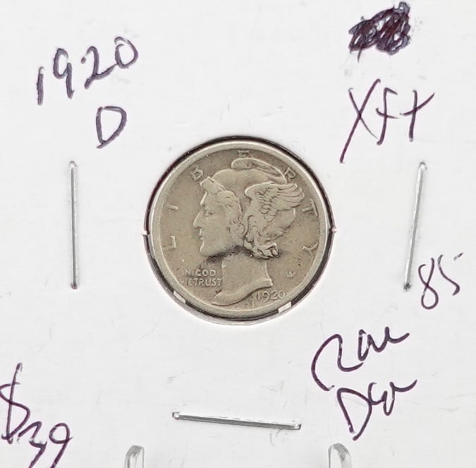 1920-D Mercury Dime (1 of 2)
