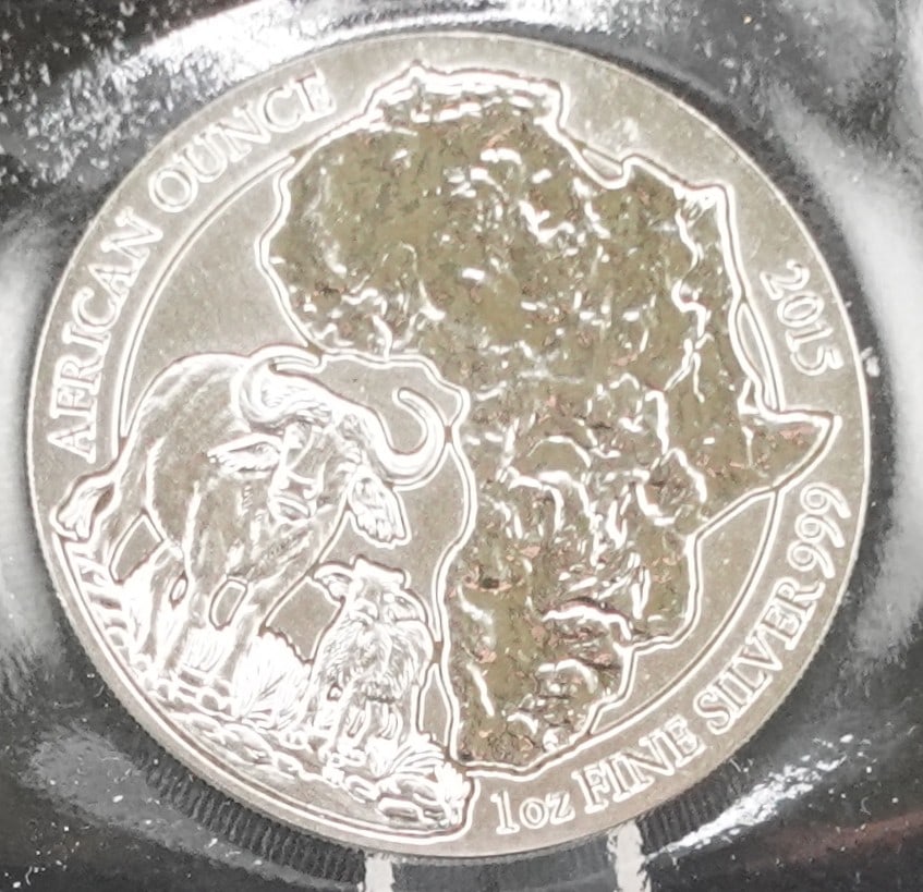 2015 1 Ounce African Coin: Great Reverse Proof Coin High Estimate: 90 Low Estimate: 70