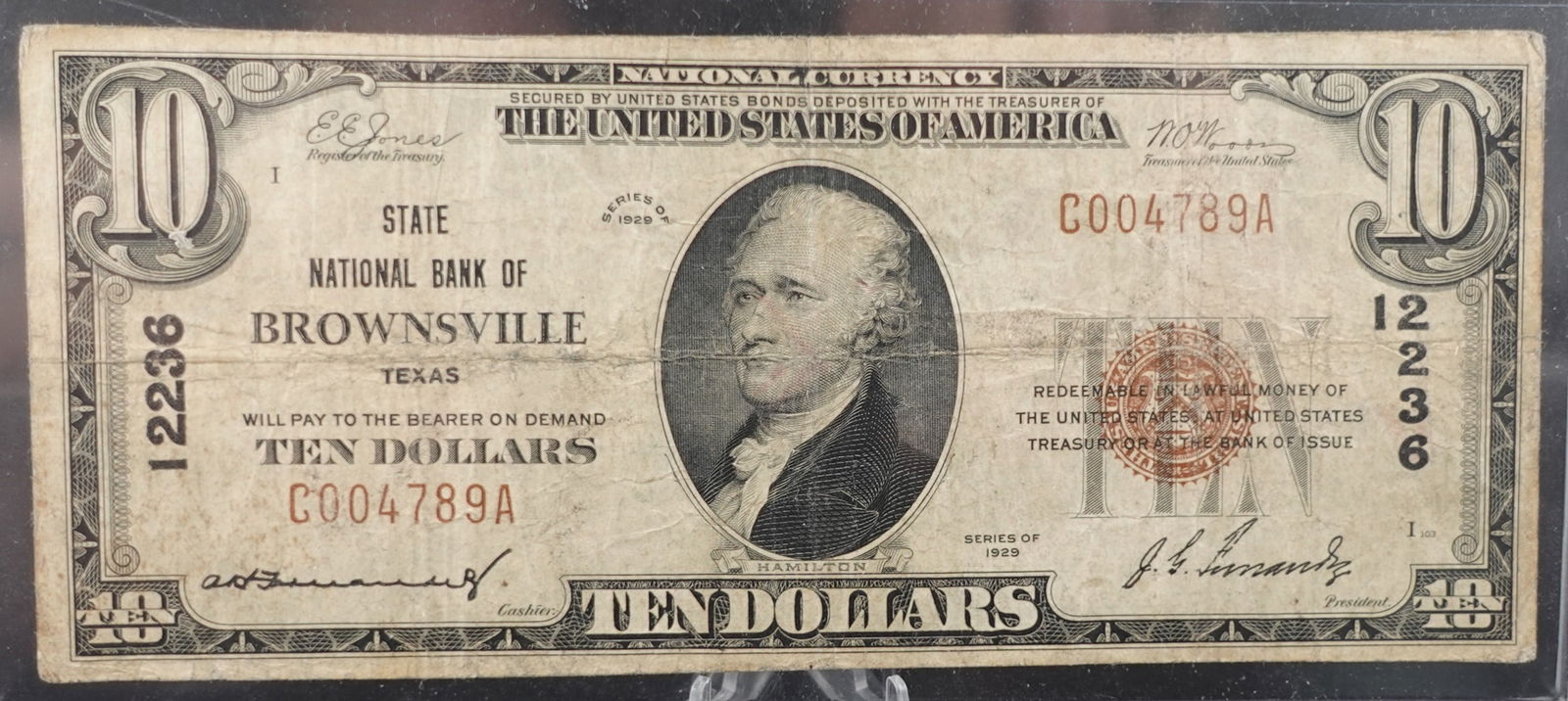 1929 $10 Bank Note (1 of 2)