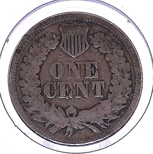 1863 CN Indian Head Cent - 2