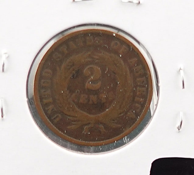 1865 2 Cent Piece - 2