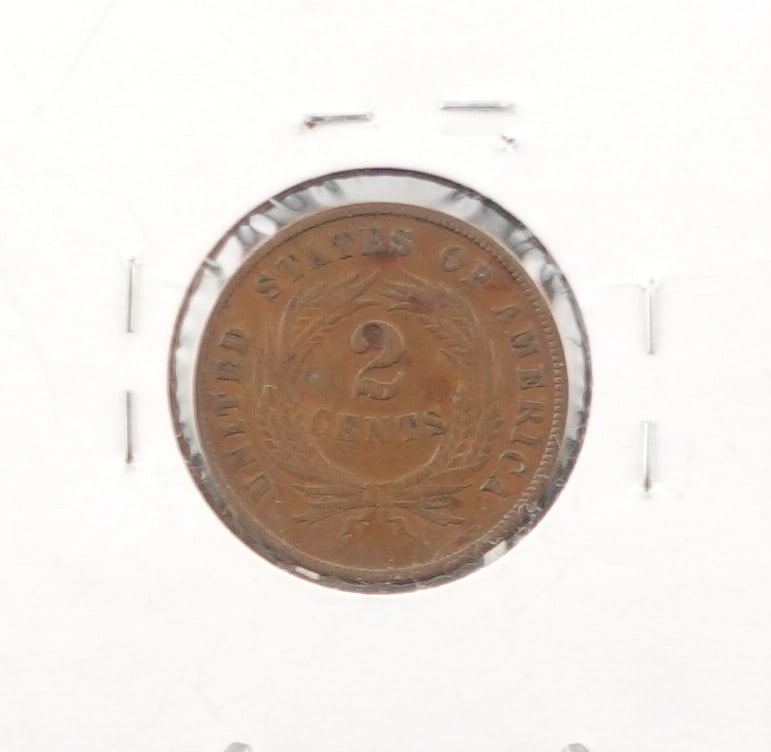 1868 2 Cent Piece - 2