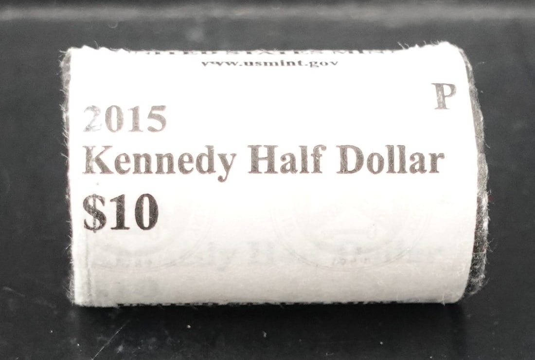 Roll of 2015-P Kennedy Half Dollars (1 of 1)