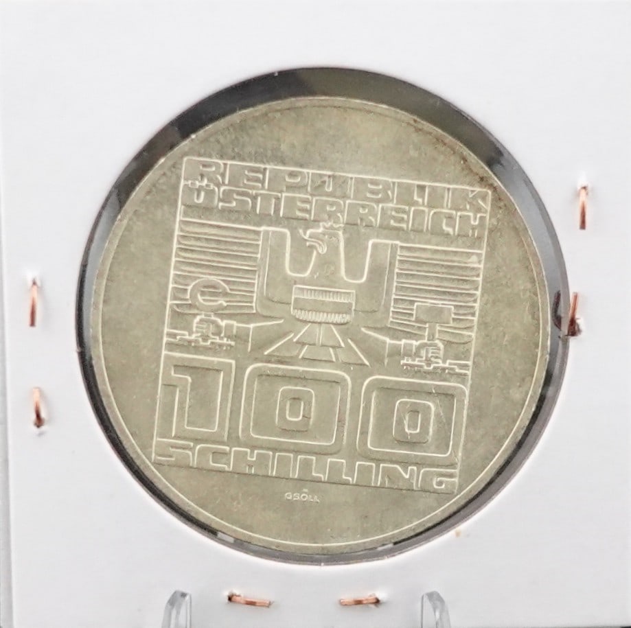 1978 100 Shilling Austria Coin - 2