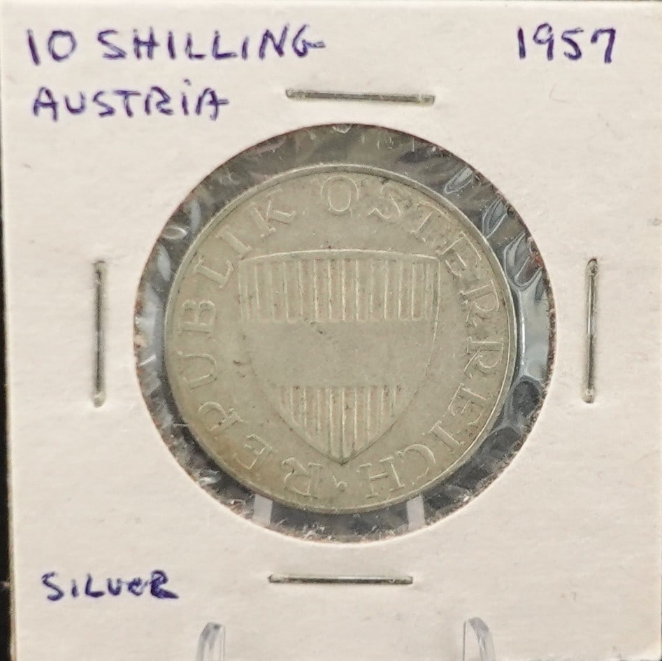 1957 10 Shilling Austria Coin (1 of 2)