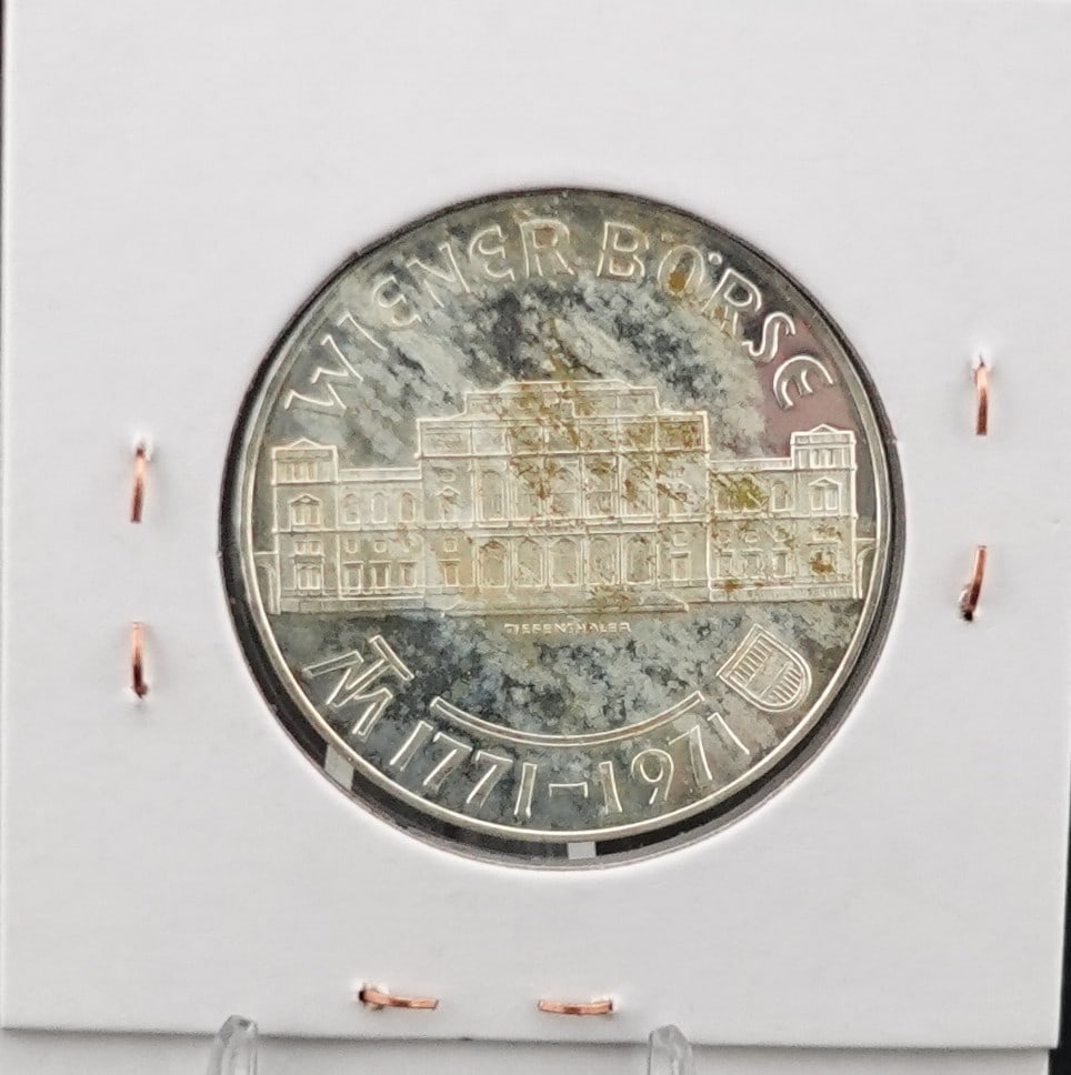 1971-A Austria 25 Schilling Silver Proof Coin - 2