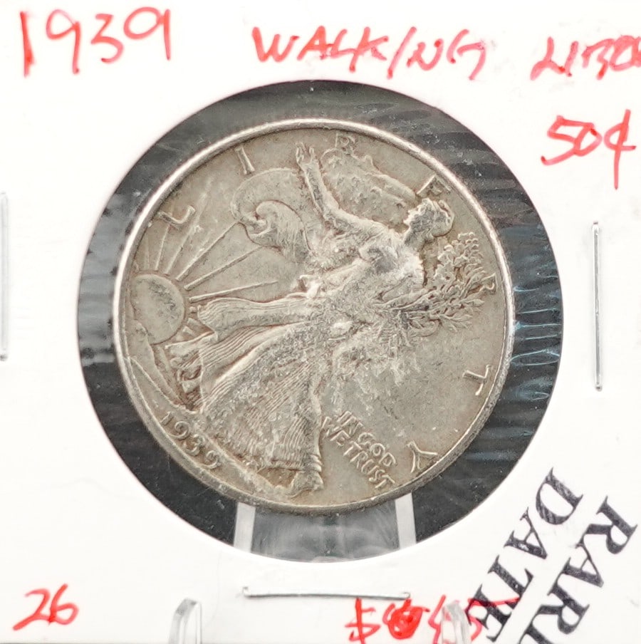 1939 Walking Liberty Half Dollar (1 of 2)