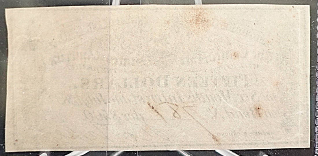 1864 $15 Confederate Bond - 2