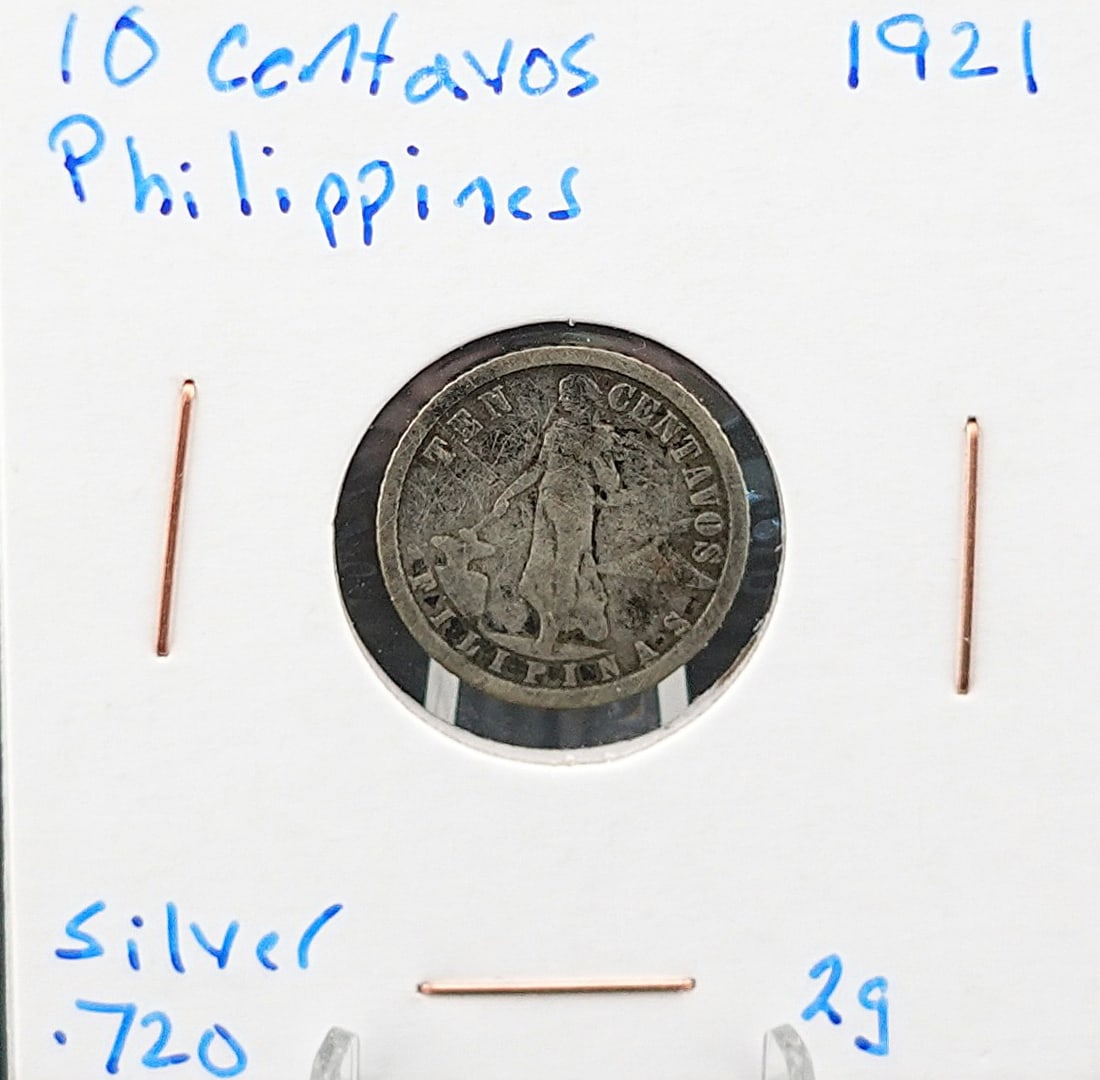 1921 10 Centavos Philippian's Coin (1 of 2)