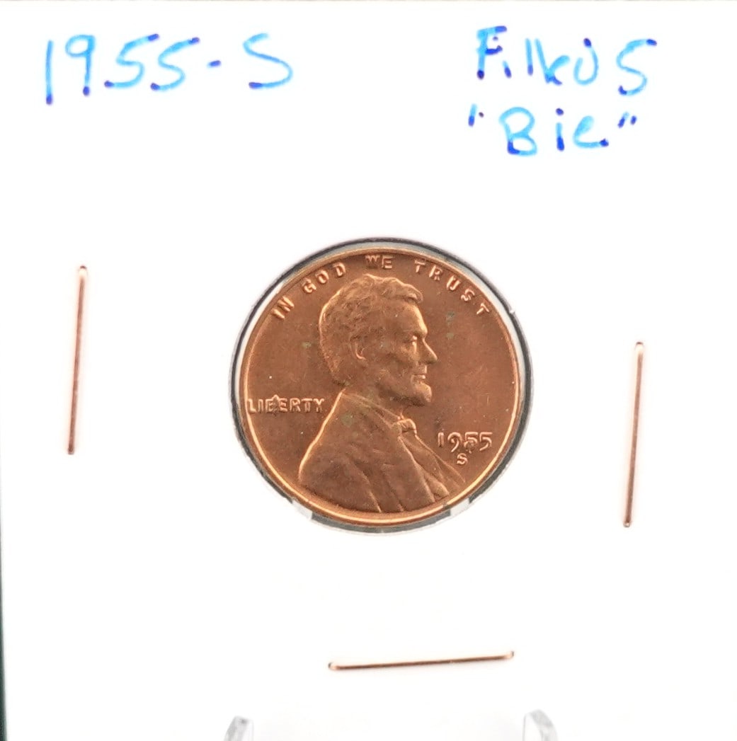 1955-S Error Wheat Cent (1 of 2)