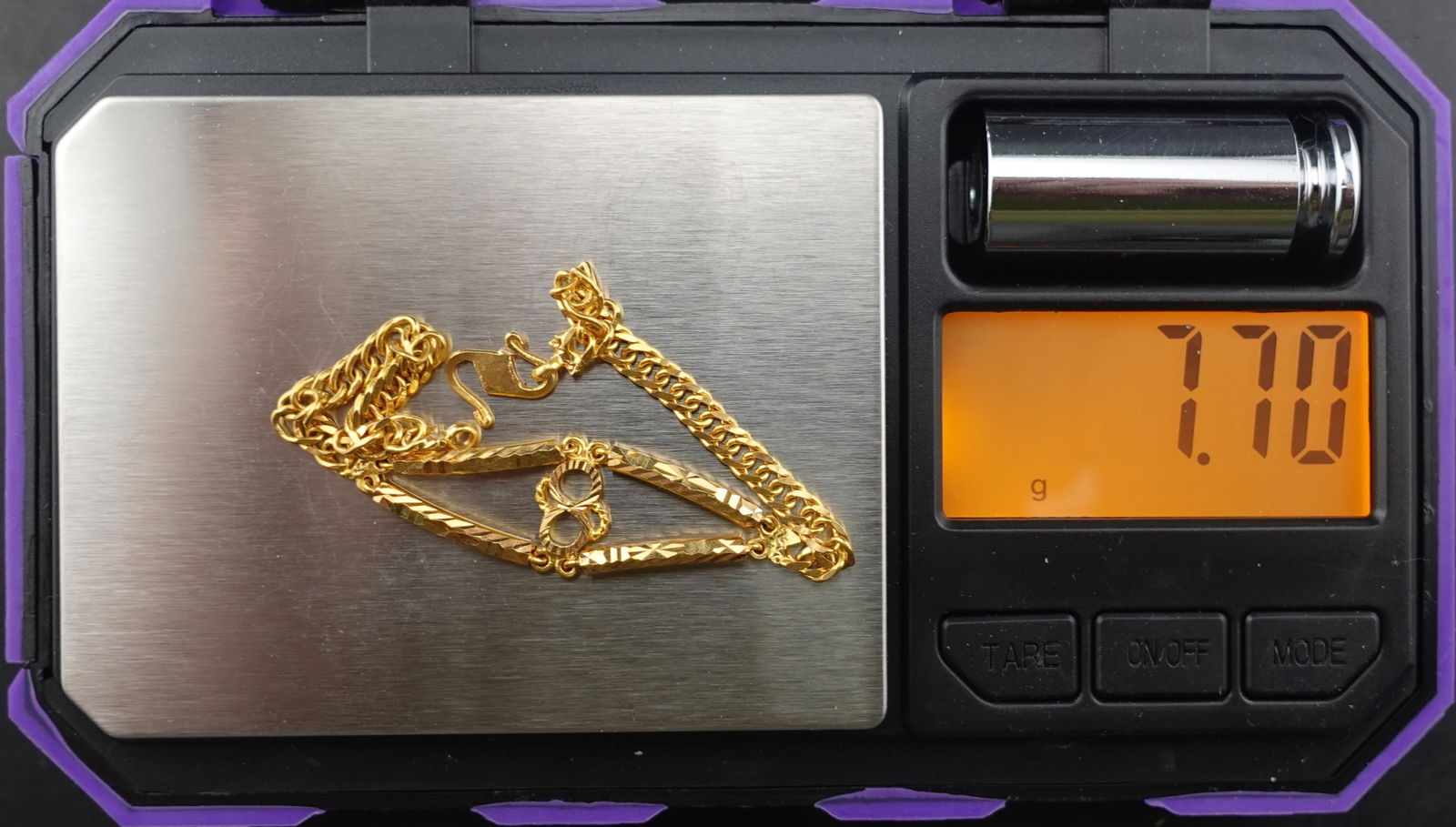 6 1/4' Gold Bracelet - 3