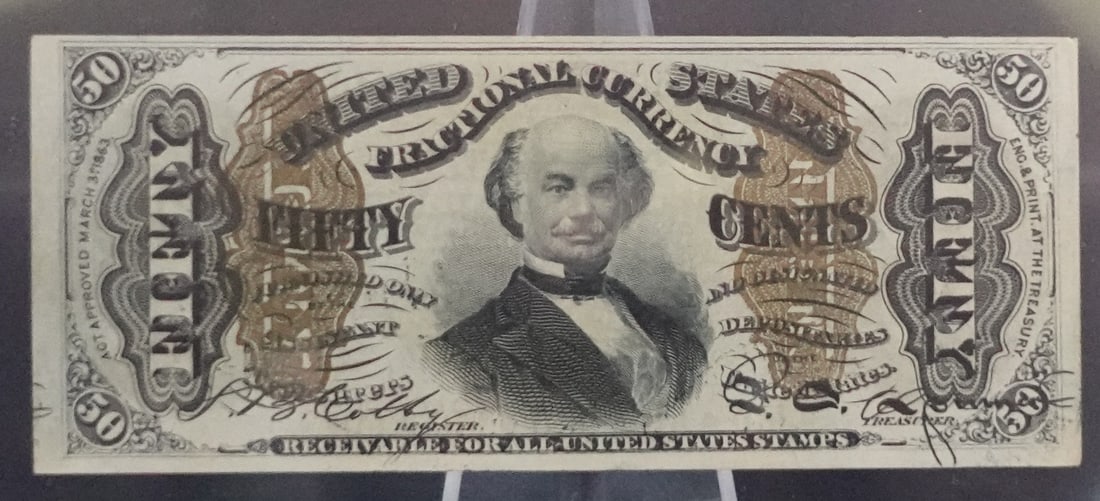 1863 50 Cent Fractional Note (1 of 2)