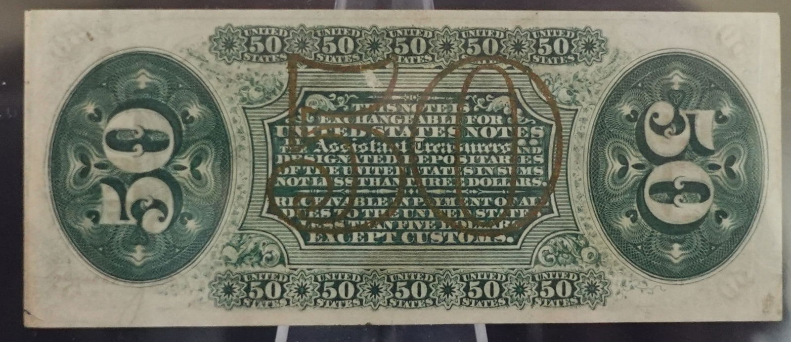 1863 50 Cent Fractional Note - 2