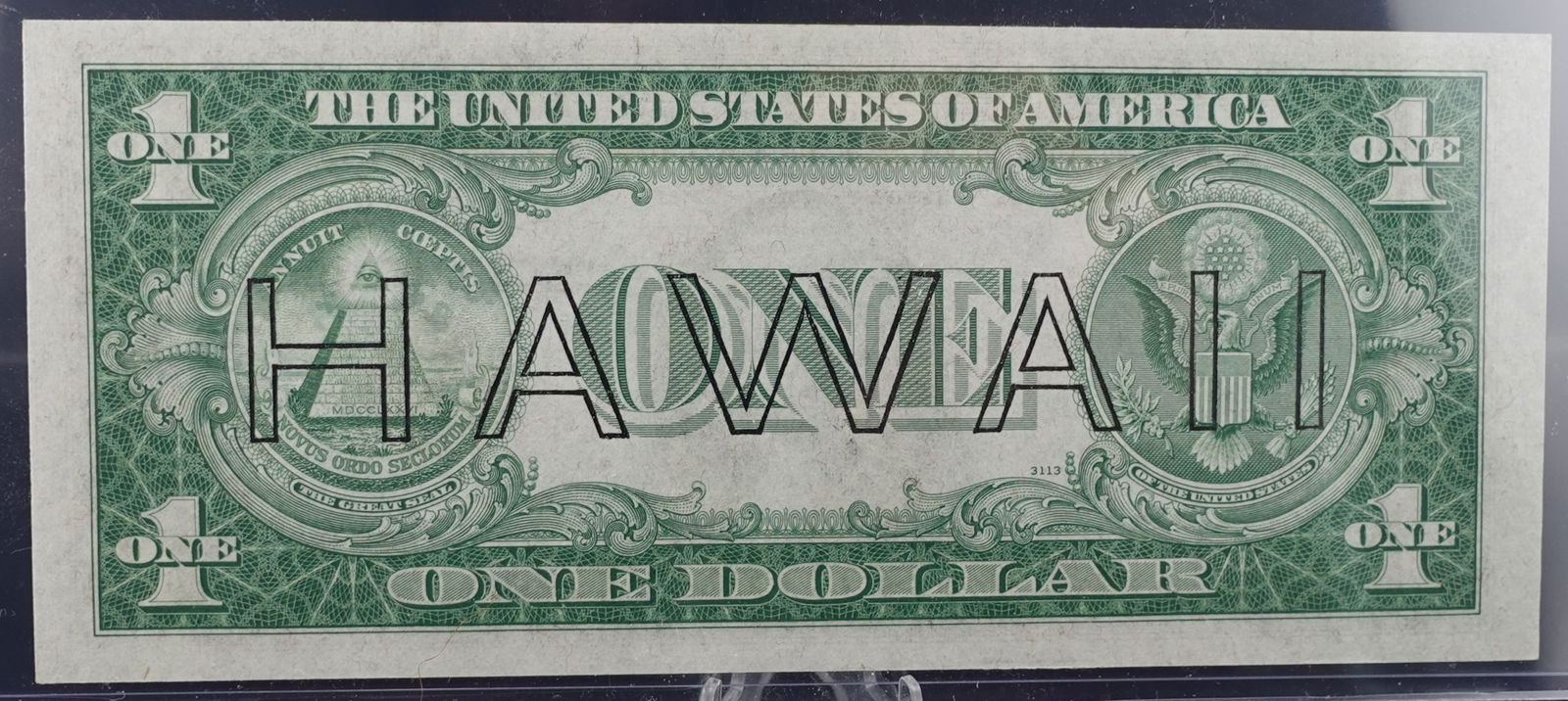 1935-A $1 Silver Certificate Hawaii Note - 2