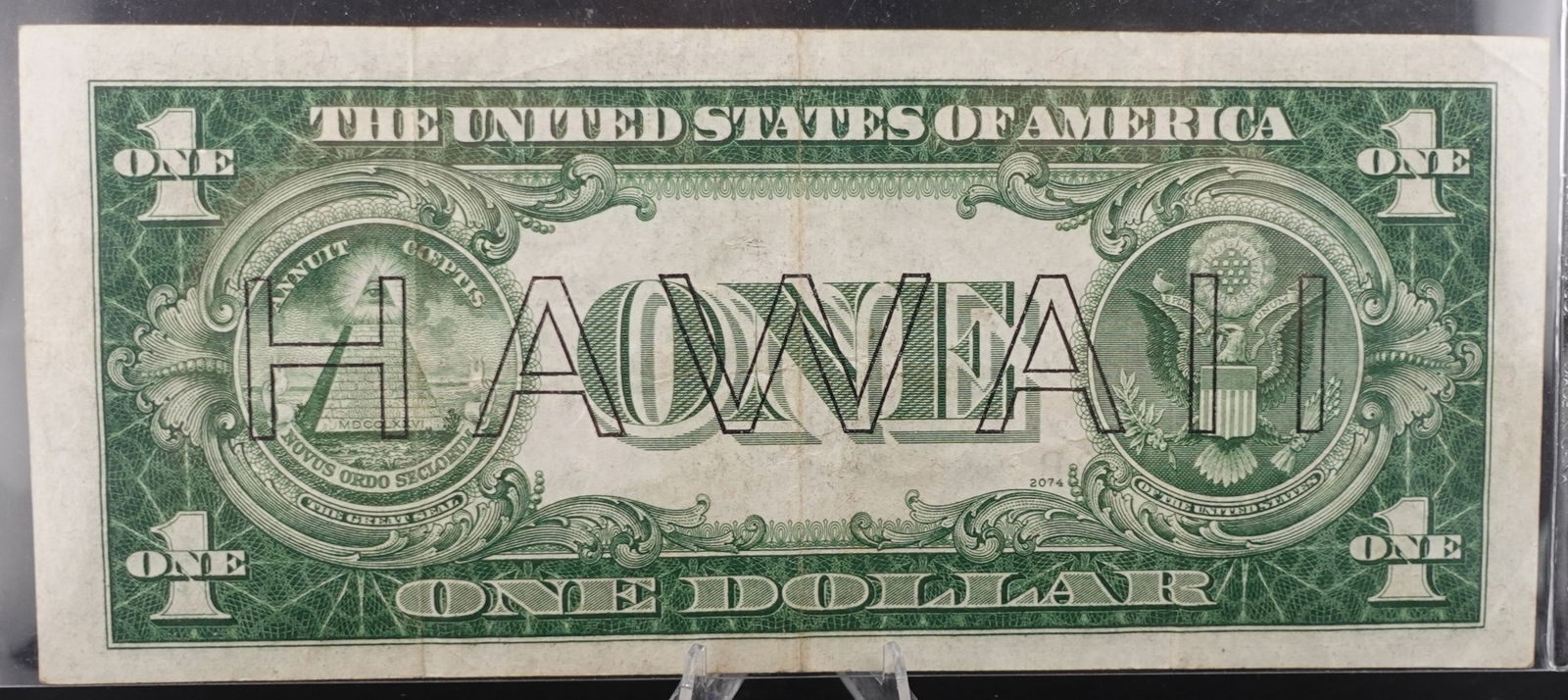 1934-A $1 Silver Certificate Hawaii Note - 2