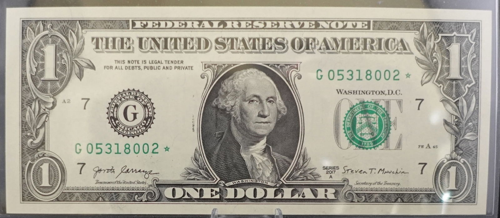 2017-A$1 Star Note (1 of 2)