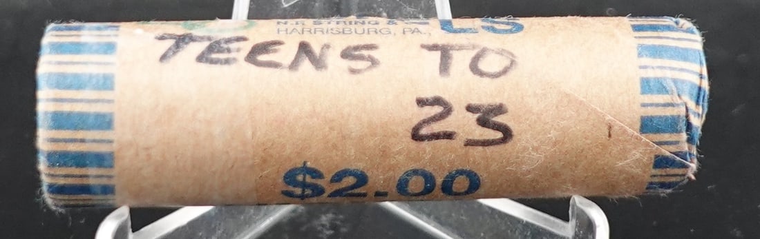 (2) Rolls of Buffalo Nickels: 1 No Date Roll and 1 Mixed Date and Mint Marks From the Teens to 1923 Low Estimate: 60.00High Estimate: 80.00