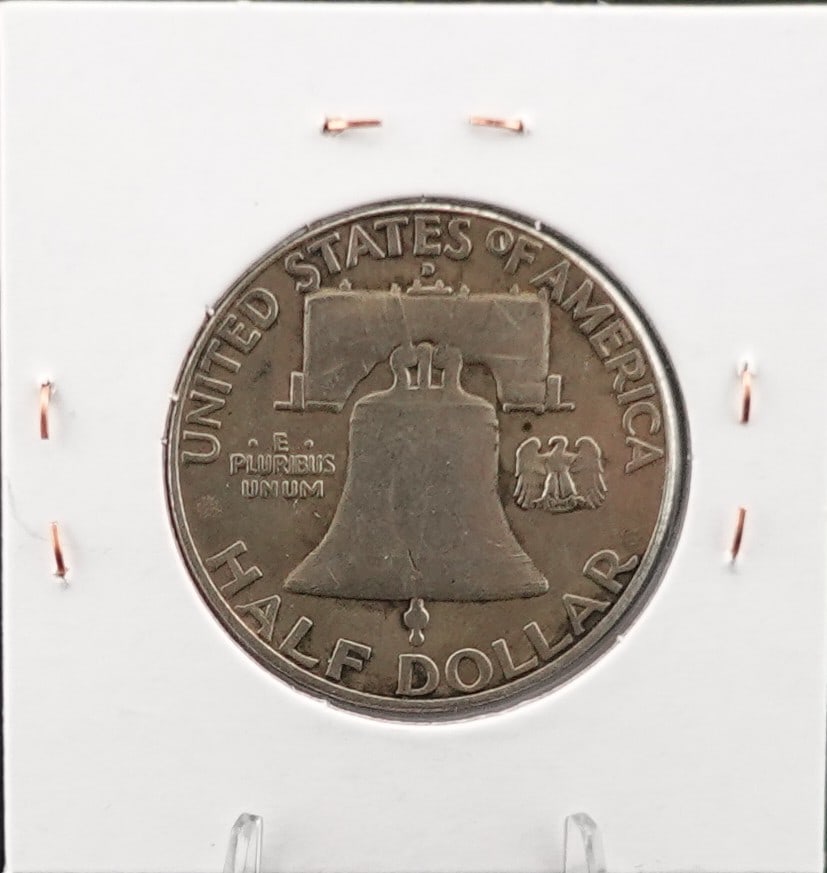 1857-D Franklin Half Dollar - 2
