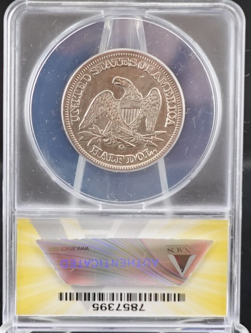 1858-O Seated Half Dollar - 2