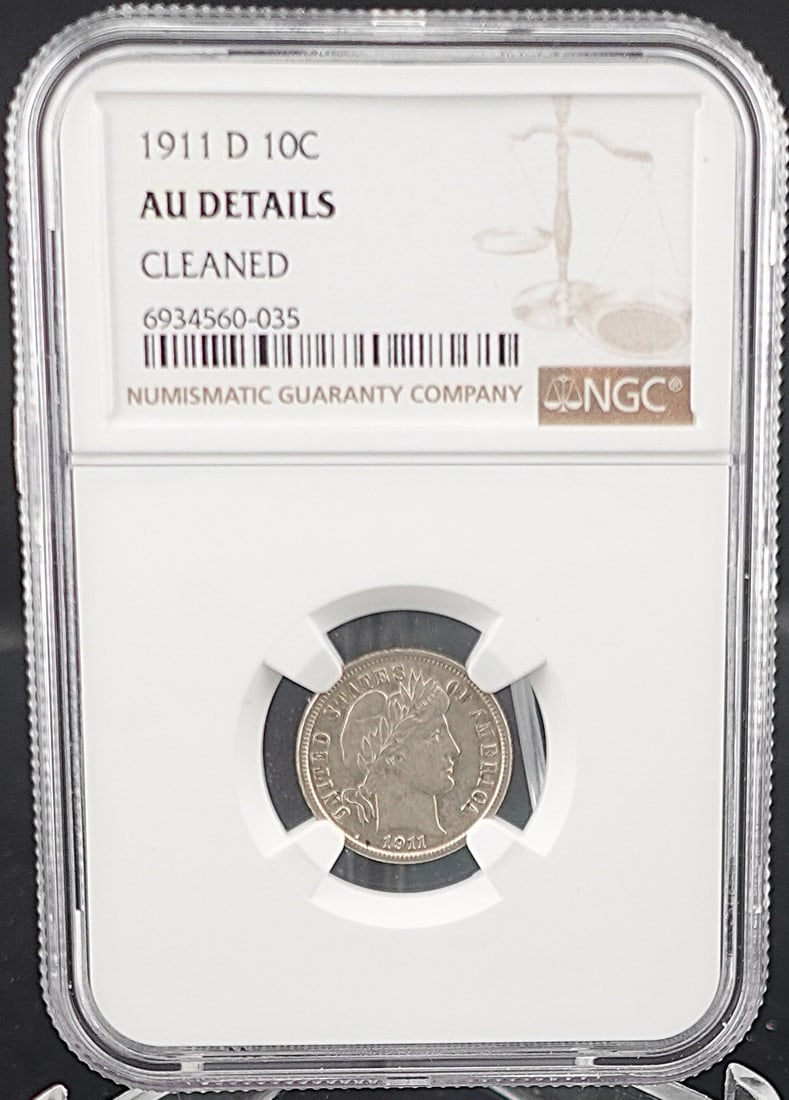 1911-D Barber Dime (1 of 2)