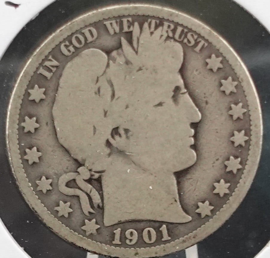 1901-O Barber Half Dollar (1 of 2)