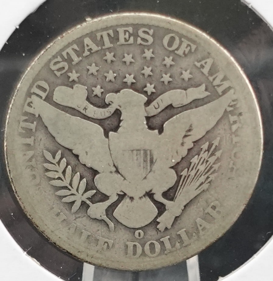 1901-O Barber Half Dollar - 2