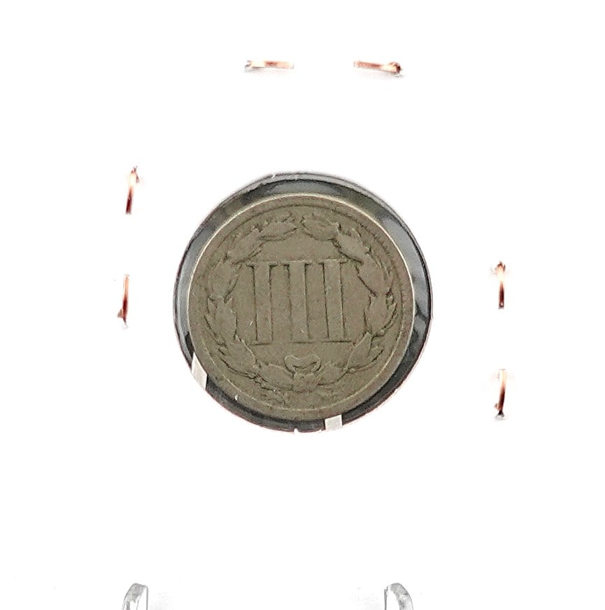 1865 3 Cent Piece - 2