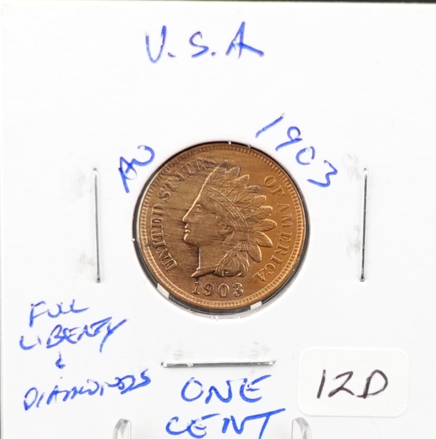1903 Indian Head Cent (1 of 2)