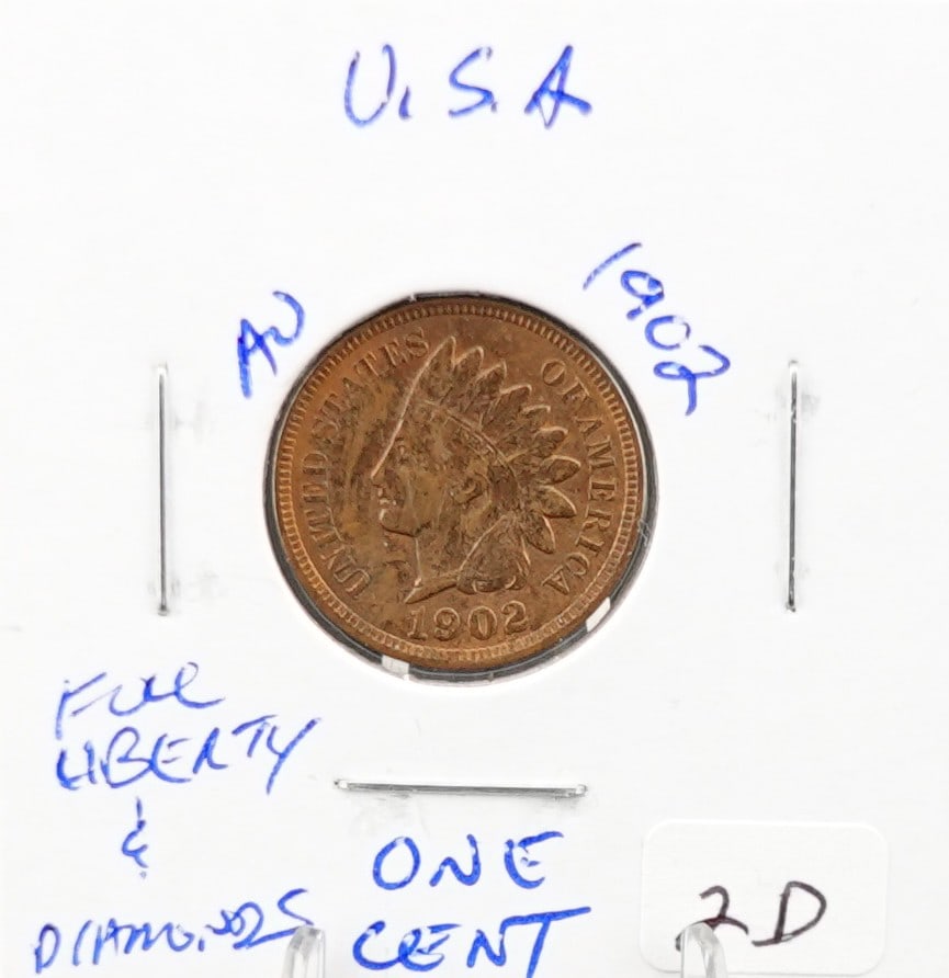 1902 Indian Head Cent (1 of 2)