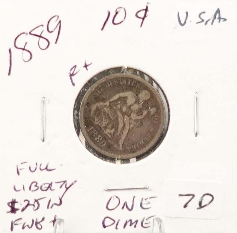 1889 Seated Dime (1 of 2)