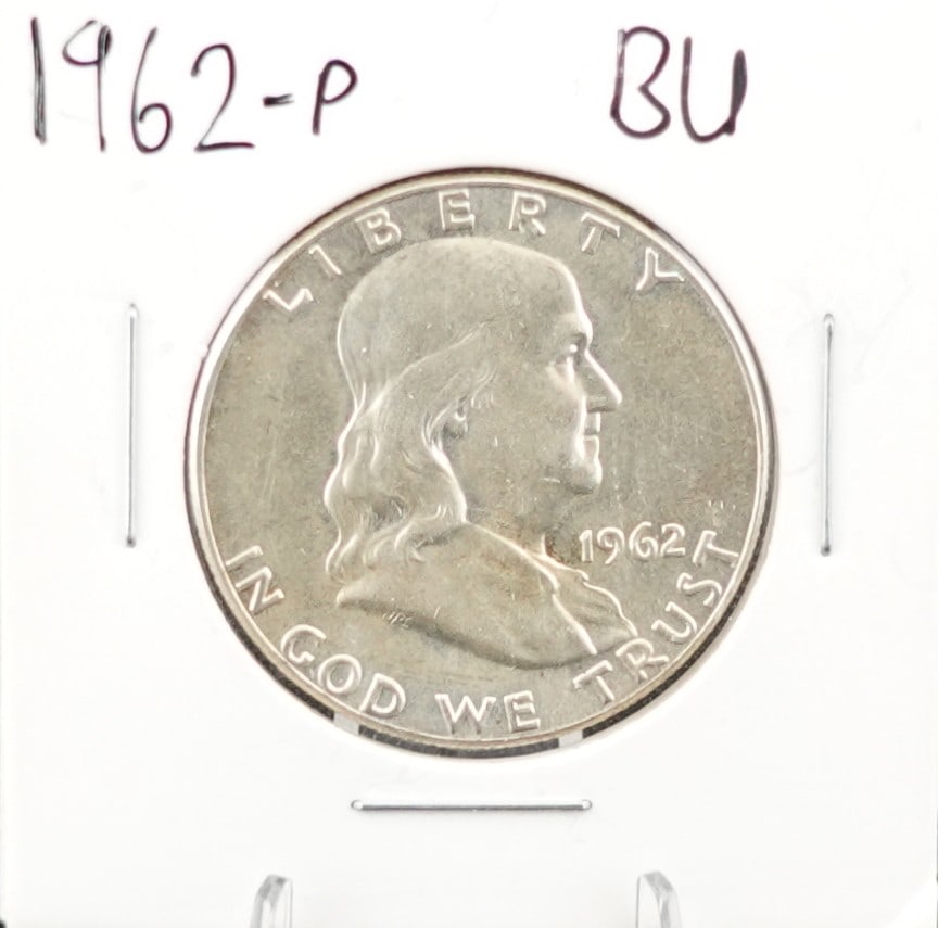 1962 Franklin Half Dollar (1 of 2)