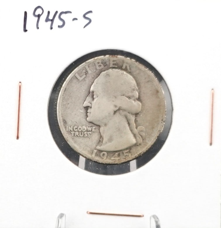 1945 and 1945-S Washington Quarters - 3