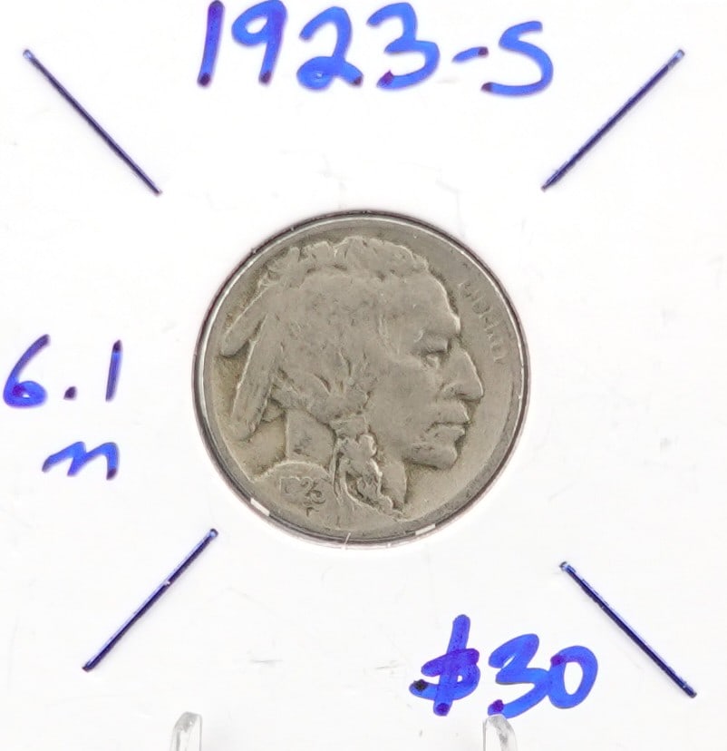 1923-S Buffalo Nickel (1 of 2)