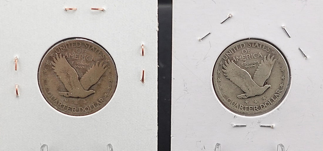 (2) Standing Liberty Quarters - 2
